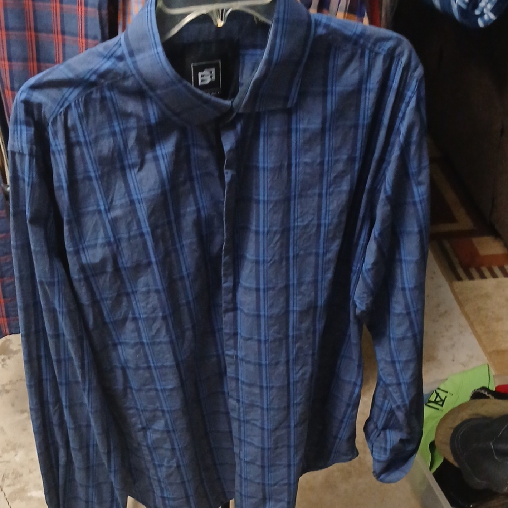Bachrach Blue Plaid Men's Jacket